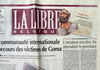 LA LIBRE BELGIQUE DU 21/1/2002