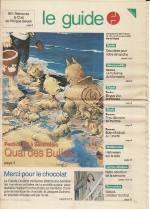 OUEST France DU 22-10-2000