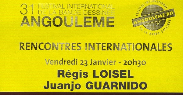 TICKET ENTREE RENCONTRES LOISEL-GUARNIDO