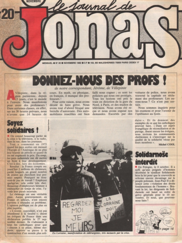 LE JOURNAL DE JONAS N°20
