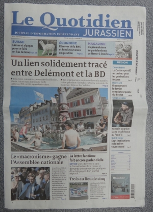 LE QUOTIDIEN JURASSIEN N° 133