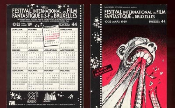 CALENDRIER 1989 POUR LE F.F.F. DE BRUXELLES