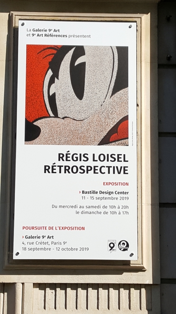 2019-09 : vernissage Expo Clément et Régis Loisel : photos de la section consacrée à Regis Loisel