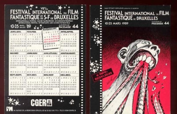 CALENDRIER 1989 POUR LE F.F.F. DE BRUXELLES