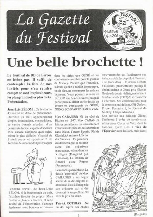 LA GAZETTE DU FESTIVAL