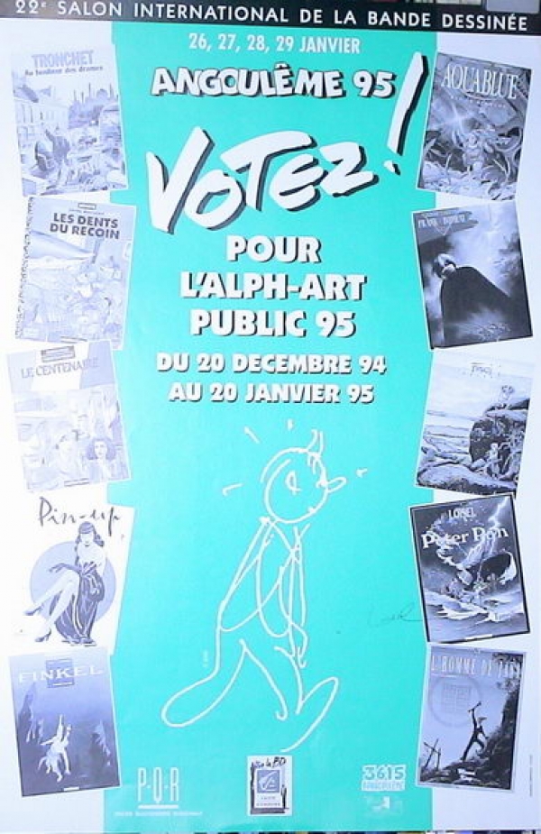 PROMO VOTEZ POUR L&#039;ALPH-ART PUBLIC ANGOULEME 95