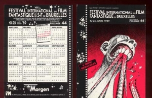 CALENDRIER 1989 POUR LE F.F.F. DE BRUXELLES