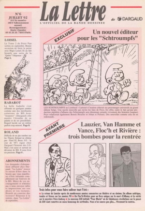 LA LETTRE DARGAUD N° 6