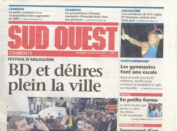 SUD OUEST 23/1/2004